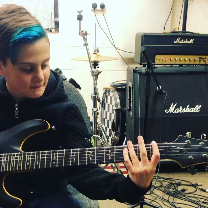 Guitar Lessons Lowestoft studio with Josh James